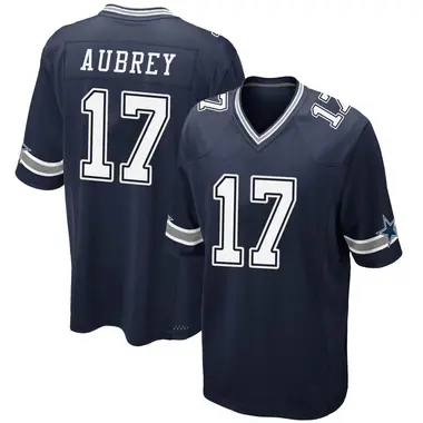 Brandon Aubrey Dallas Cowboys Youth by Name & Number Logo Long Sleeve T- Shirt - Ash