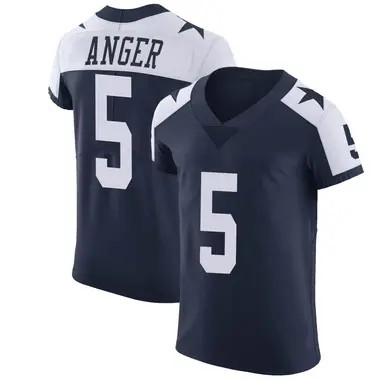 Bryan Anger Men's Elite Navy Dallas Cowboys Alternate Vapor Untouchable Jersey