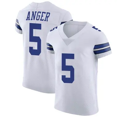 Bryan Anger Men's Elite White Dallas Cowboys Vapor Untouchable Jersey