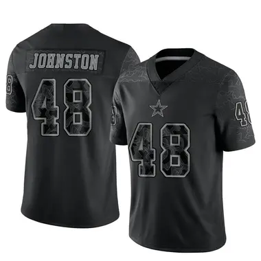 Daryl Johnston Dallas Cowboys Youth Gray Name & Number Logo T-shirt 