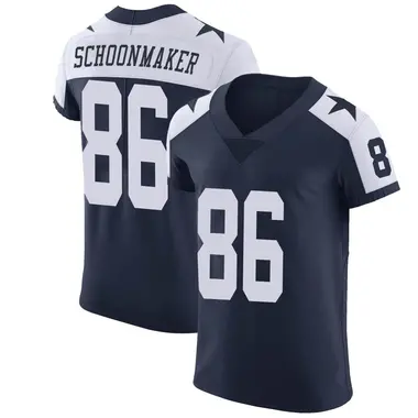 Luke Schoonmaker Men's Elite Navy Dallas Cowboys Alternate Vapor Untouchable Jersey